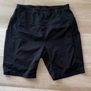 Women's Black Athletic Shorts